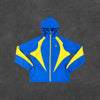 SYNA WORLD VORTEX WOVEN JACKET [BLUE/YELLOW]