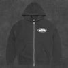 CORTEIZ ISLAND PUFF PRINT ZIP HOODIE [BLACK]