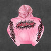 HELLSTAR BRAINWASHED WITH BRAIN HOODIE [PINK]