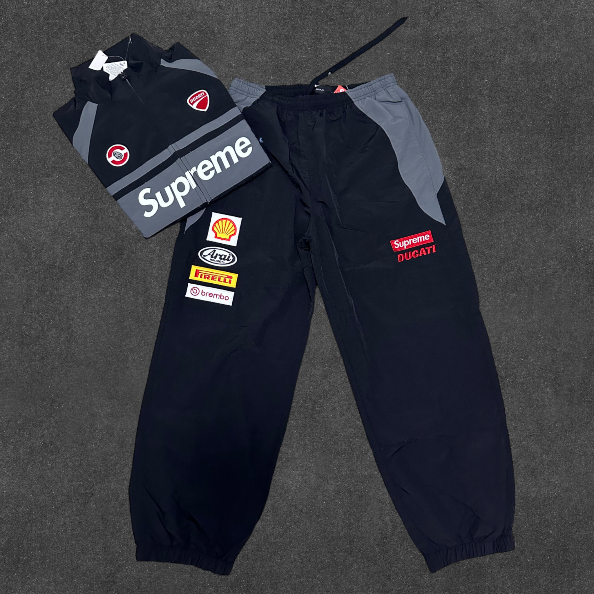 Preme Ducati Tracksuit Black