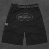 Corteiz Black Cargo Shorts