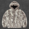 Corteiz Hooded Fur Jacket