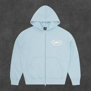 Corteiz Superior Royale Zip Hoodie [Baby Blue]