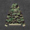 Denim Tears The Cotton Wreath Zip Sweatshirt [Green Camo]