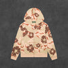 Denim Tears The Cotton Wreath Zip Sweatshirt [Tan Camo]