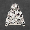 Denim Tears The Cotton Wreath Zip Sweatshirt [White Camo]