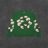 DENIM TEARS CACTUS TEARS CREWNECK [GREEN]