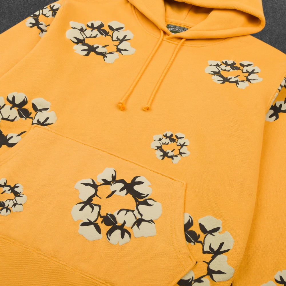 DENIM TEARS CACTUS TEARS WREATH HOODIE [YELLOW]