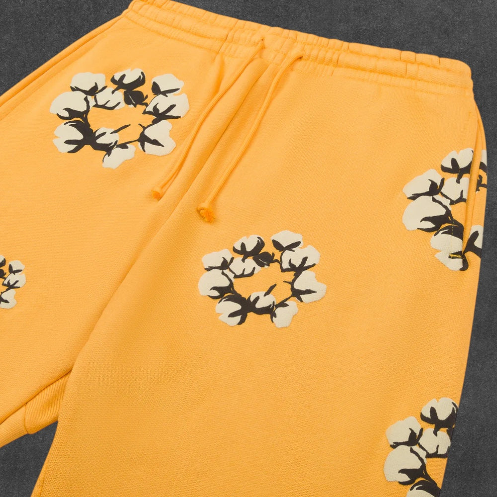 DENIM TEARS CACTUS TEARS WREATH SWEATPANTS [YELLOW]