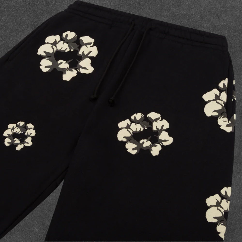 DENIM TEARS CACTUS TEARS WREATH SWEATPANTS [BLACK]