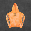 HELLSTAR FIRE ORANGE HOODIE [ORANGE DYE]