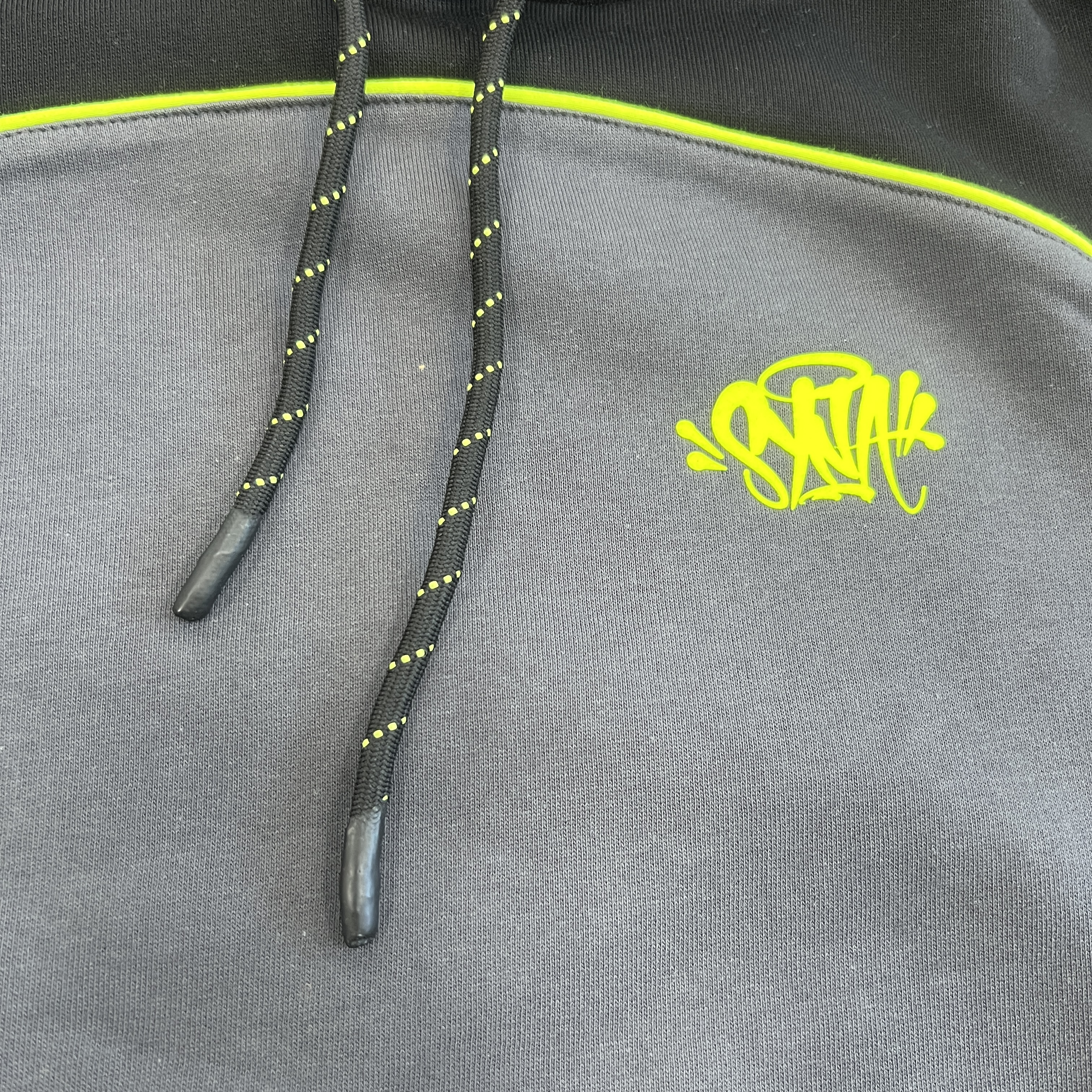 Syna World Hoodie-Black-Grey