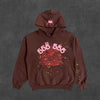 Sp5der Angel Number Hoodie [BROWN]