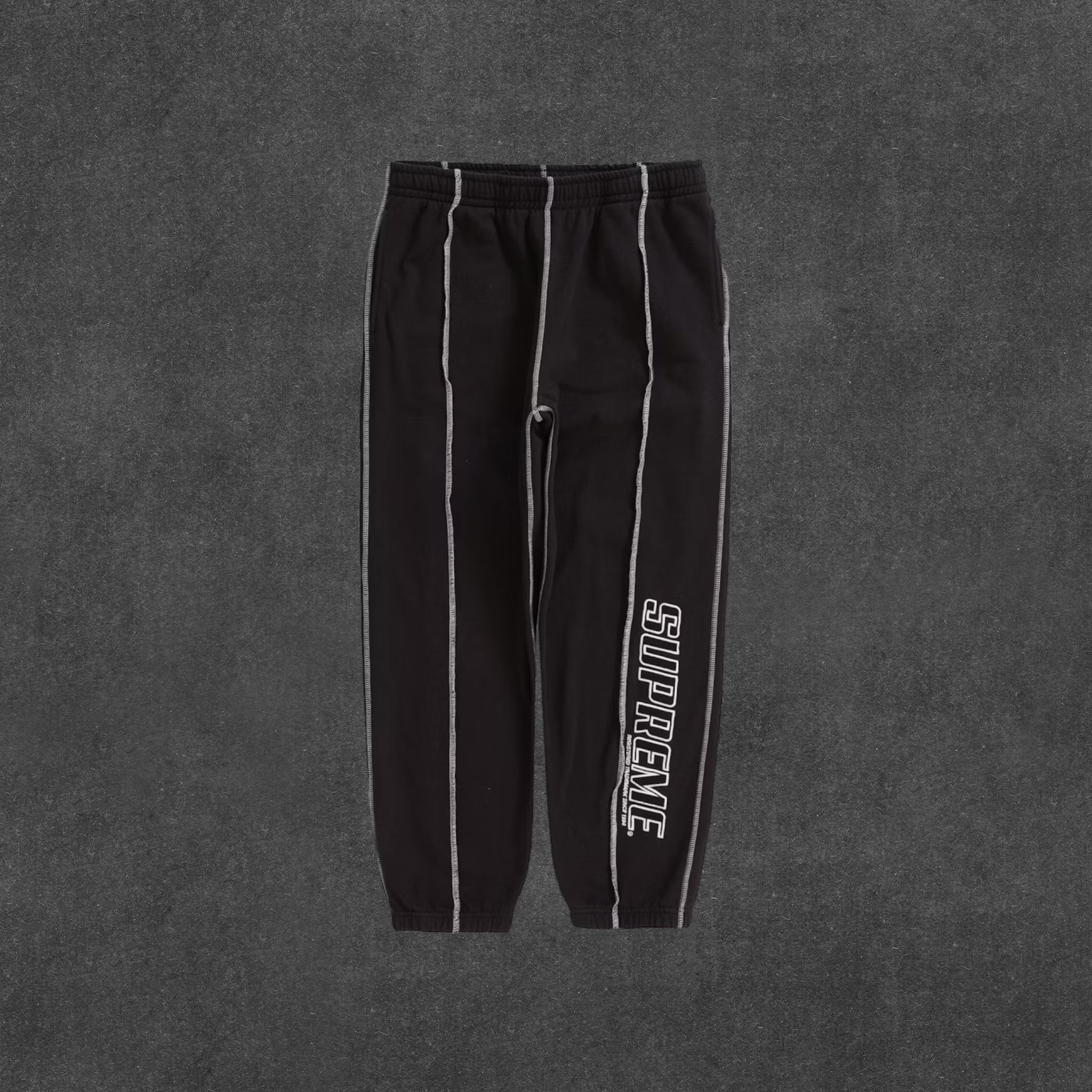 Preme Coverstitch Tracksuit Black