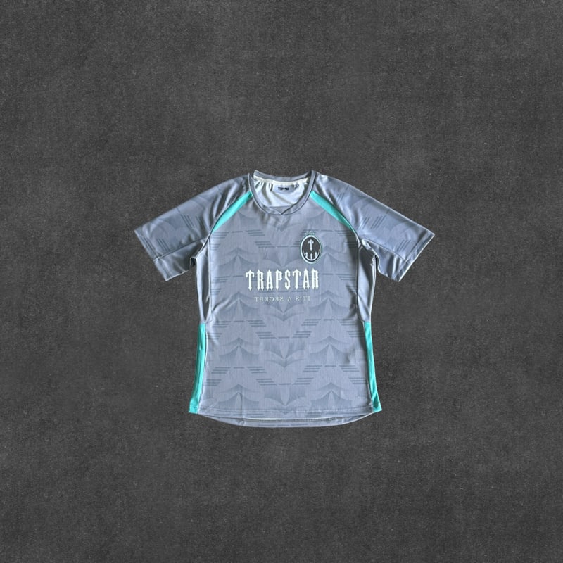 football t shirts-greysea blue