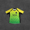 football t shirts-greenyellowblack