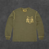 Corteiz Tiger Contrast Waffle Longsleeve [Khaki]