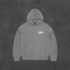 CORTEIZ ISLAND PUFF PRINT ZIP HOODIE [Gully Grey]