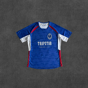 football t-shirts -blue red