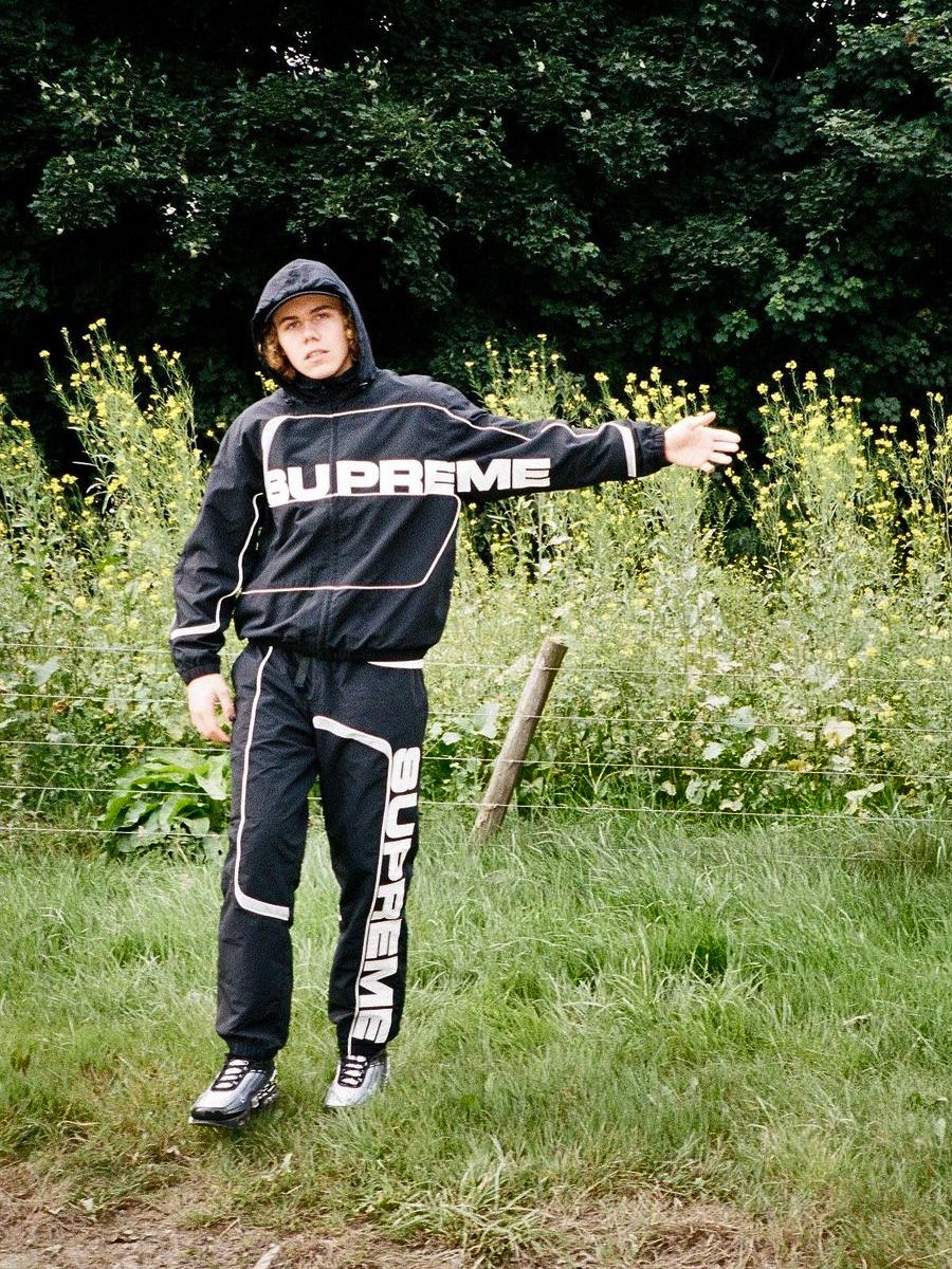 Preme S Paneled Tracksuit Black