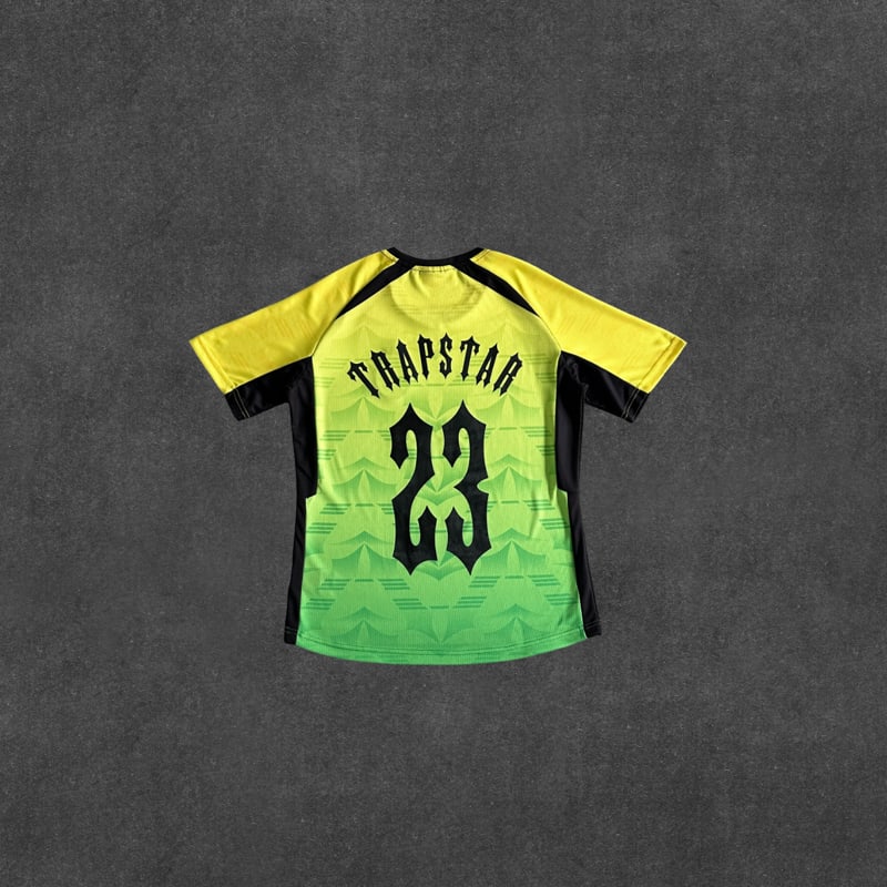 football t shirts-greenyellowblack