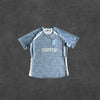 ootball t shirts-greysea blue