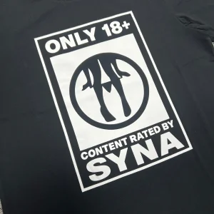 Syna World +18 Tee Black