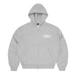 CORTEIZ ISLAND PUFF PRINT ZIP HOODIE [Heather Grey]
