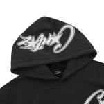 Corteiz Satin C Star Appliqué Hoodie [Black]