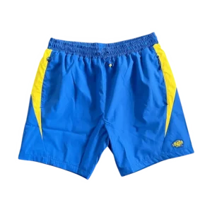 SYNA WORLD VORTEX WOVEN SHORT [BLUE/YELLOW]