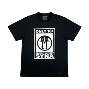 Syna World +18 Tee Black