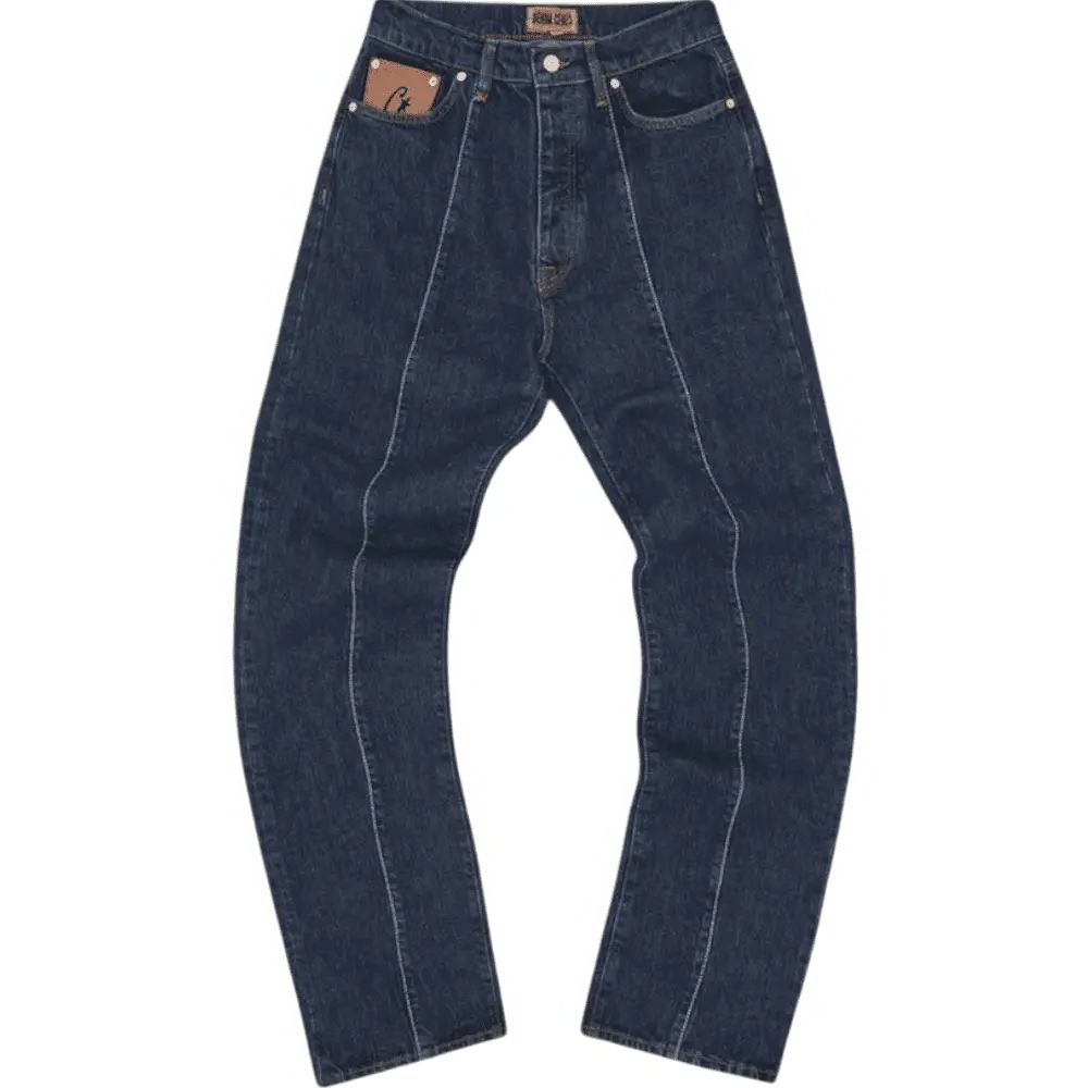 Corteiz C-Star Denim Jeans [Dark Wash]