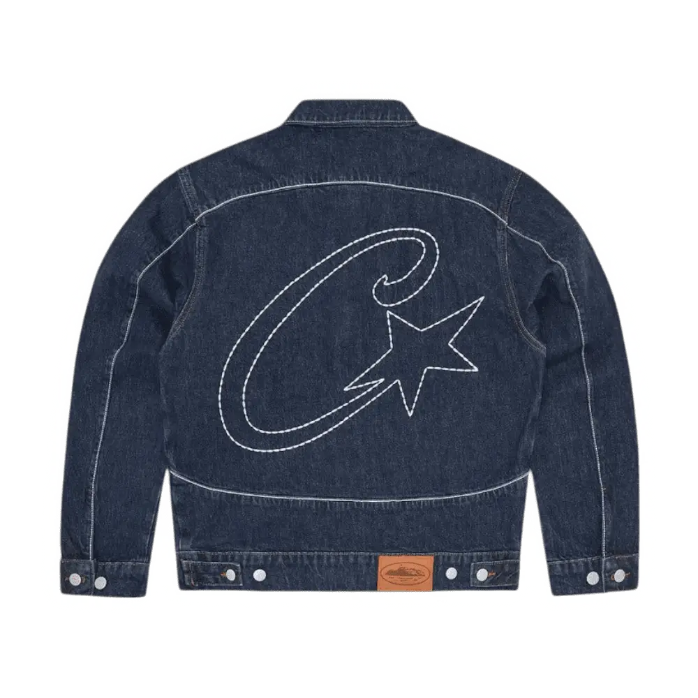 CORTEIZ C-STAR STITCH-DOWN DENIM JACKET [DARK WASH]