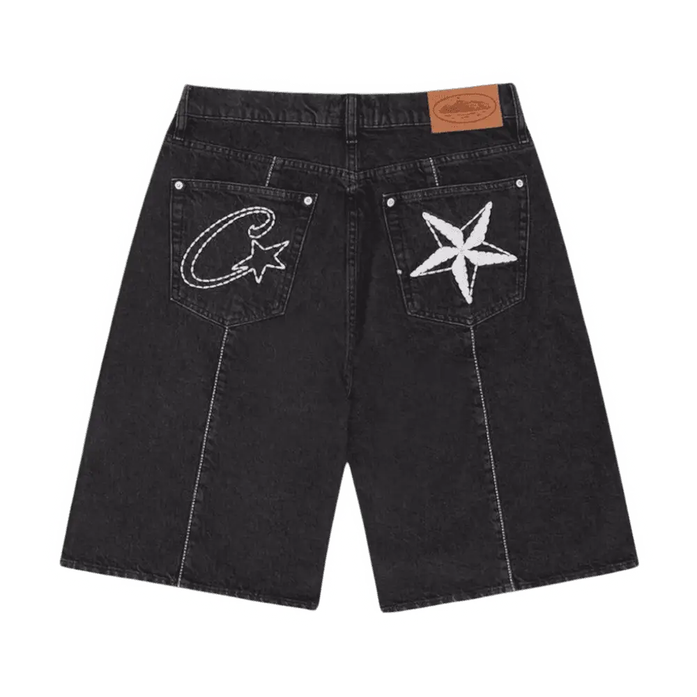 Corteiz C-Star Denim Shorts