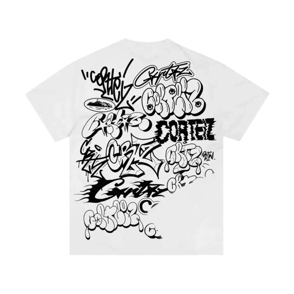 Corteiz Graffiti Tee White