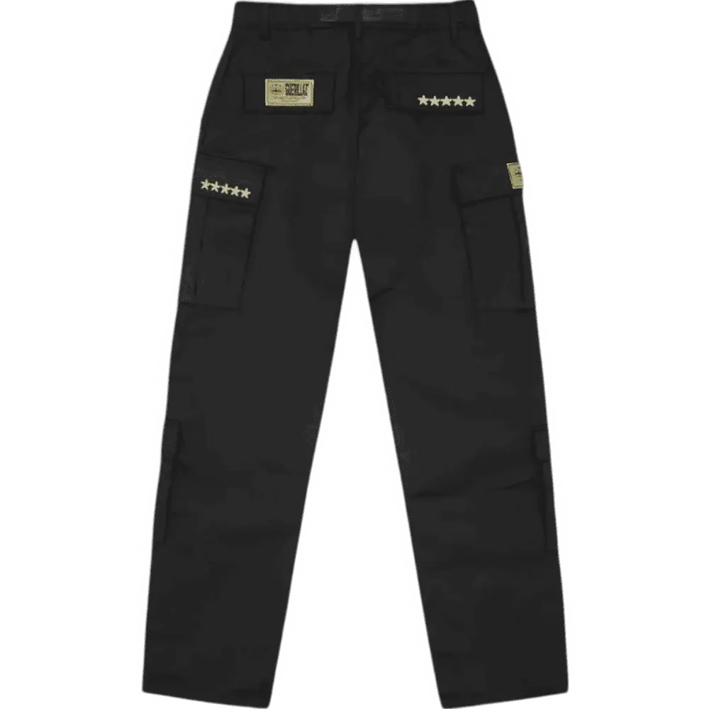 Corteiz 5 Starz Special Edition Black Guerillaz Cargo Pant [Black] - Image 2
