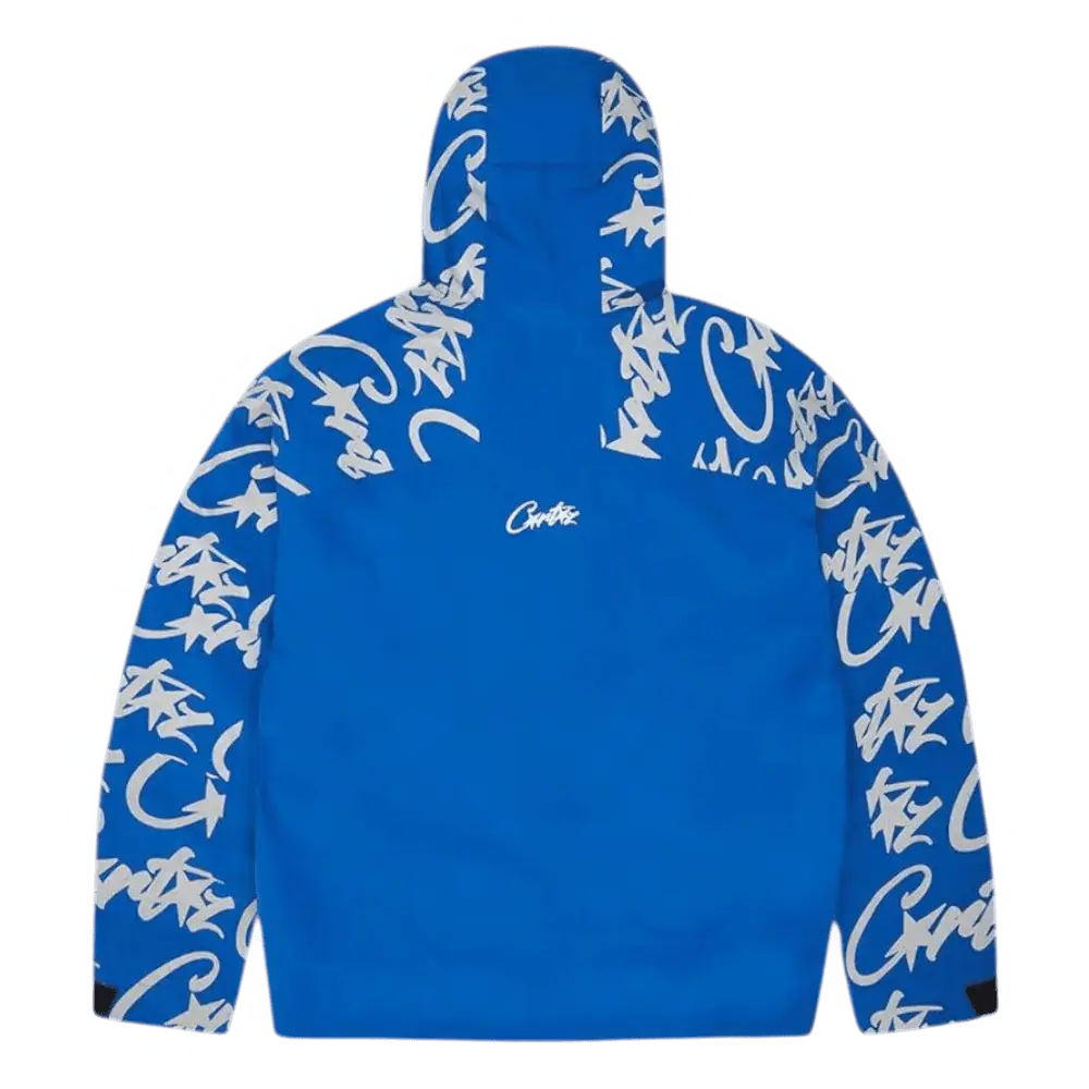 Corteiz Elitework Waterproof Shell Jacket [Blue]