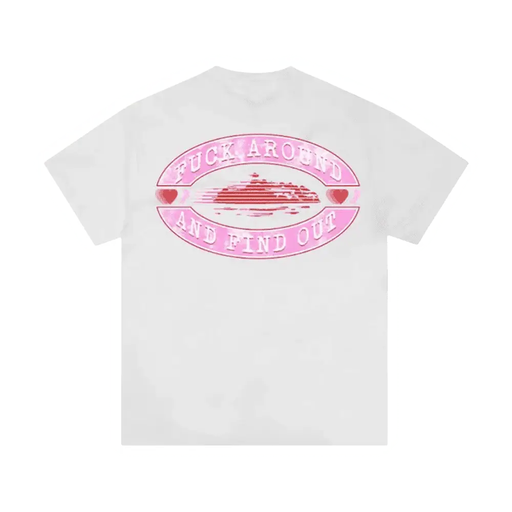 Corteiz Fuck Around Tee Pink
