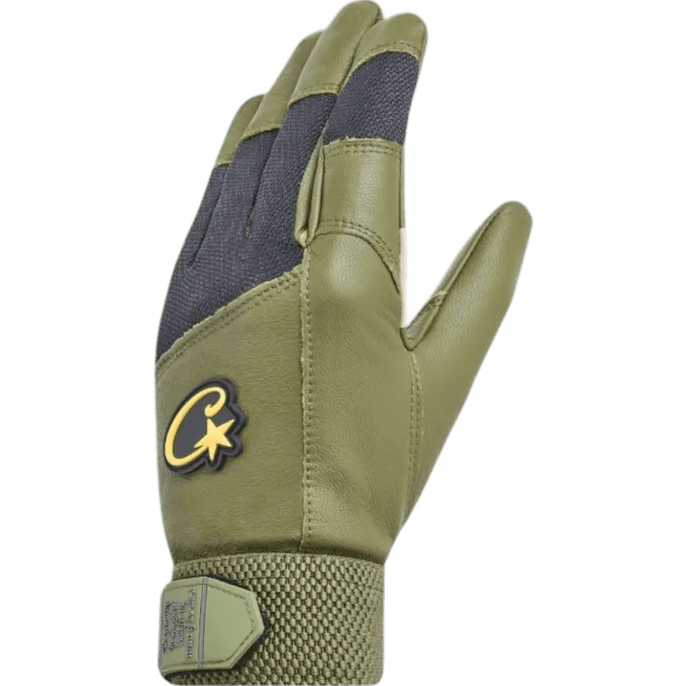 Corteiz Leather Gloves [GUTTA GREEN]