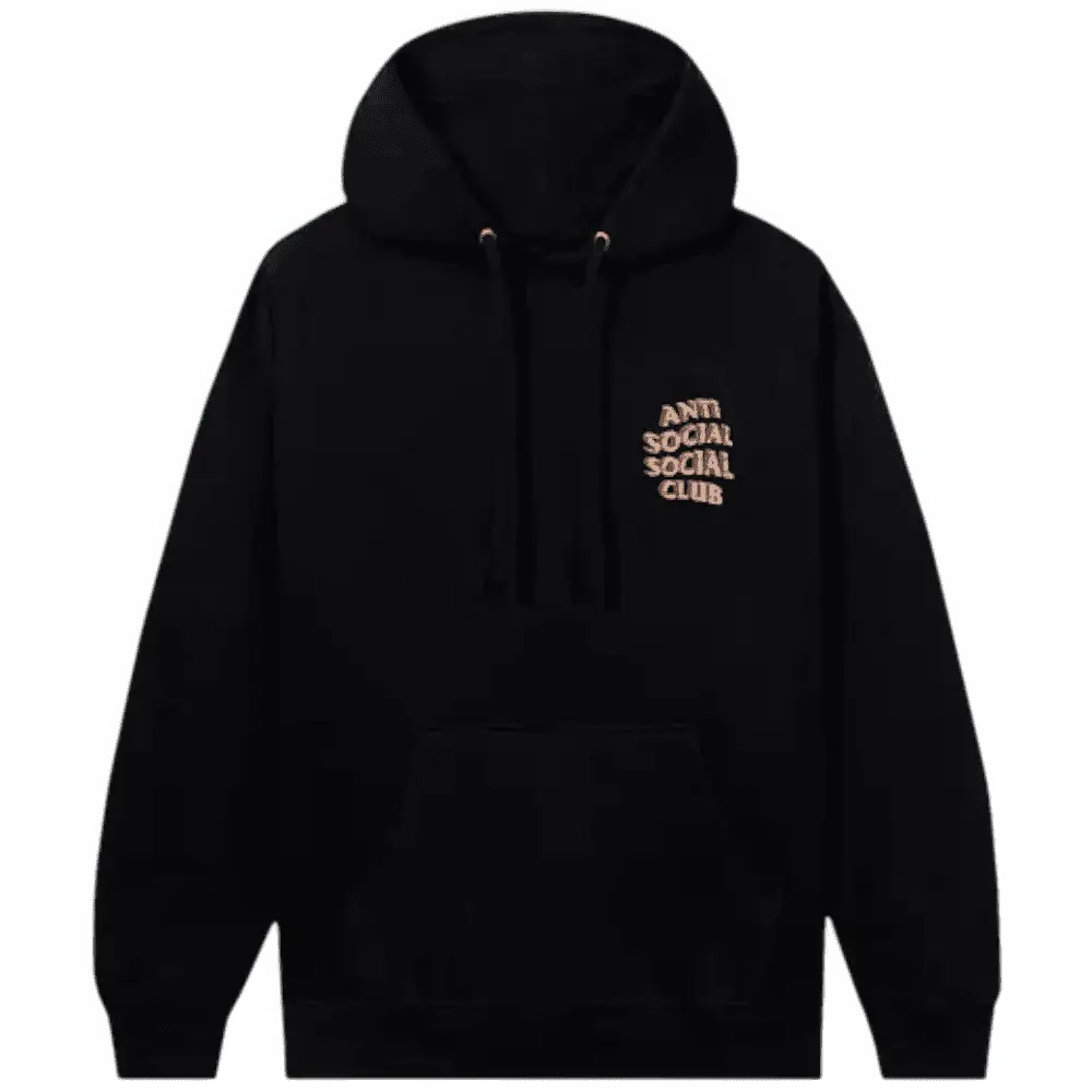 Anti Social Social Club White Picket Fence Hoodie [Black] - Image 2
