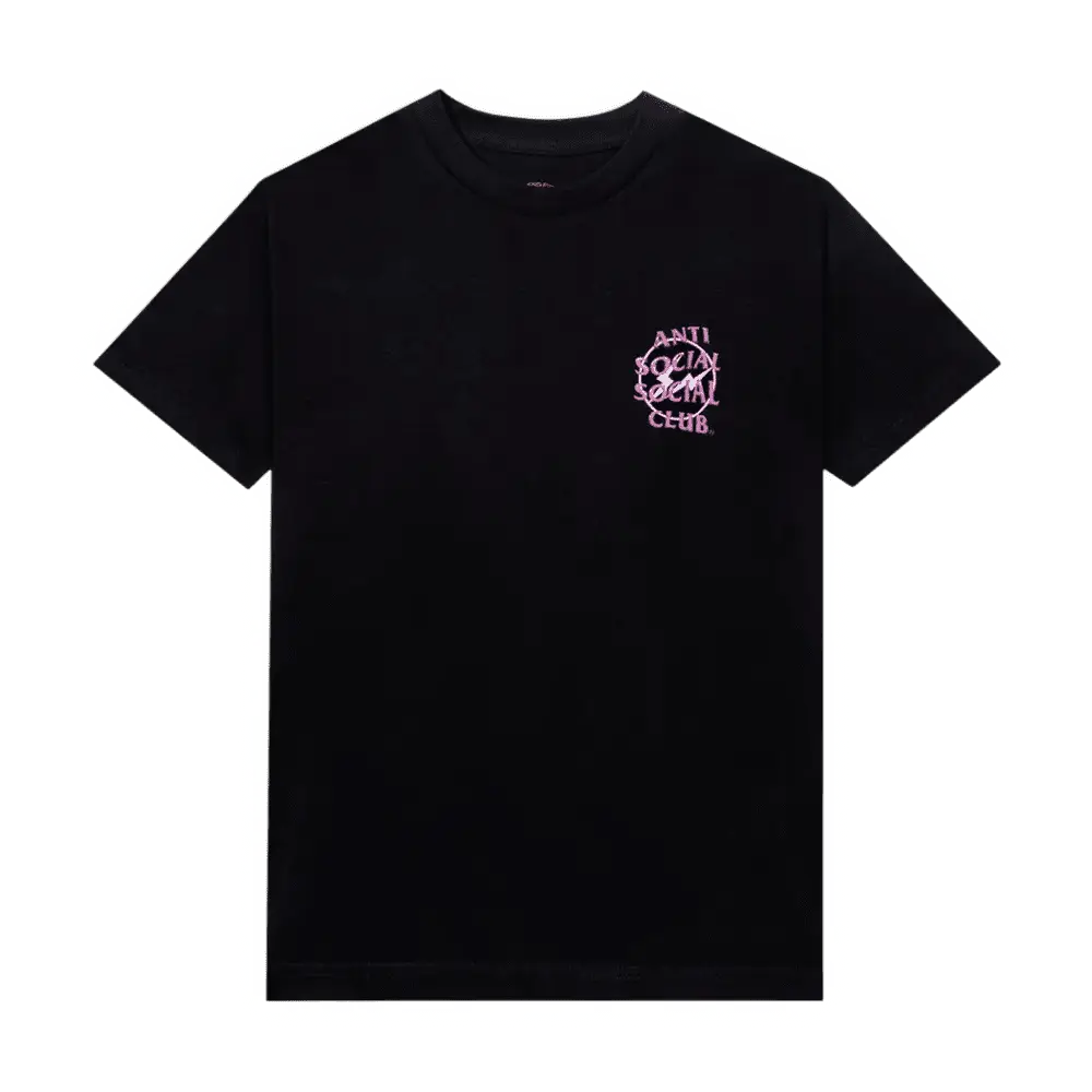 Anti Social Social Club x Fragment Precious Petals Tee [Black Pink] - Image 2