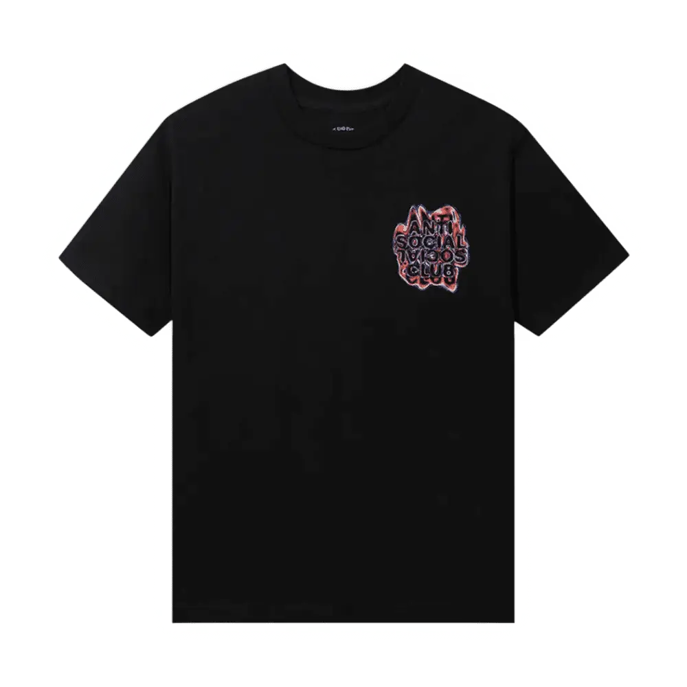 Anti Social Social Club Oil Slick Tee [Black] - Image 2