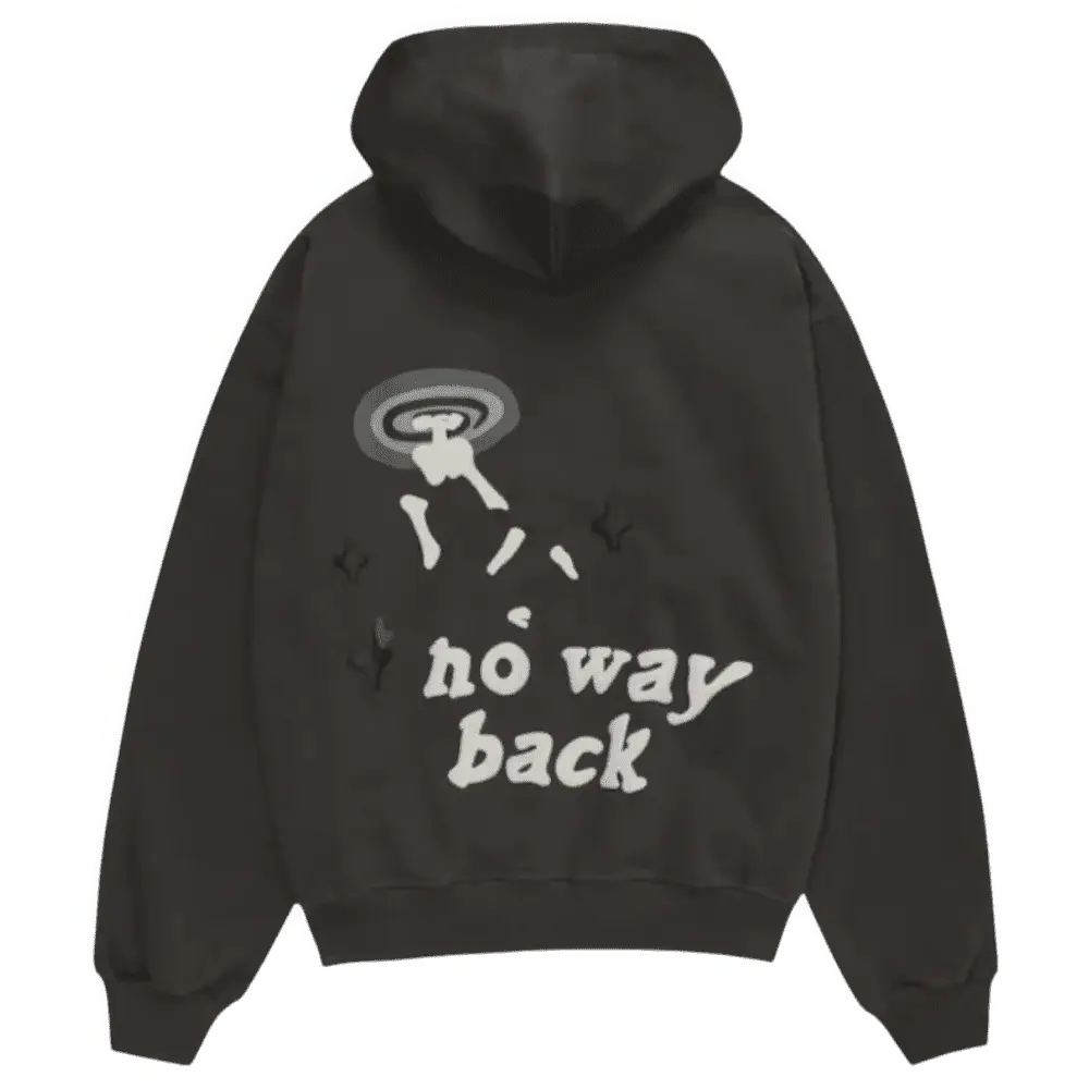 Broken Planet Trapped In Time Hoodie [Soot Black] - Image 2