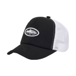 Corteiz Short Peak Trucker Black