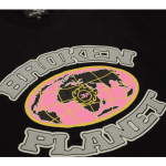 Broken Planet Market Grid T-Shirt [Midnight Black] - Image 3
