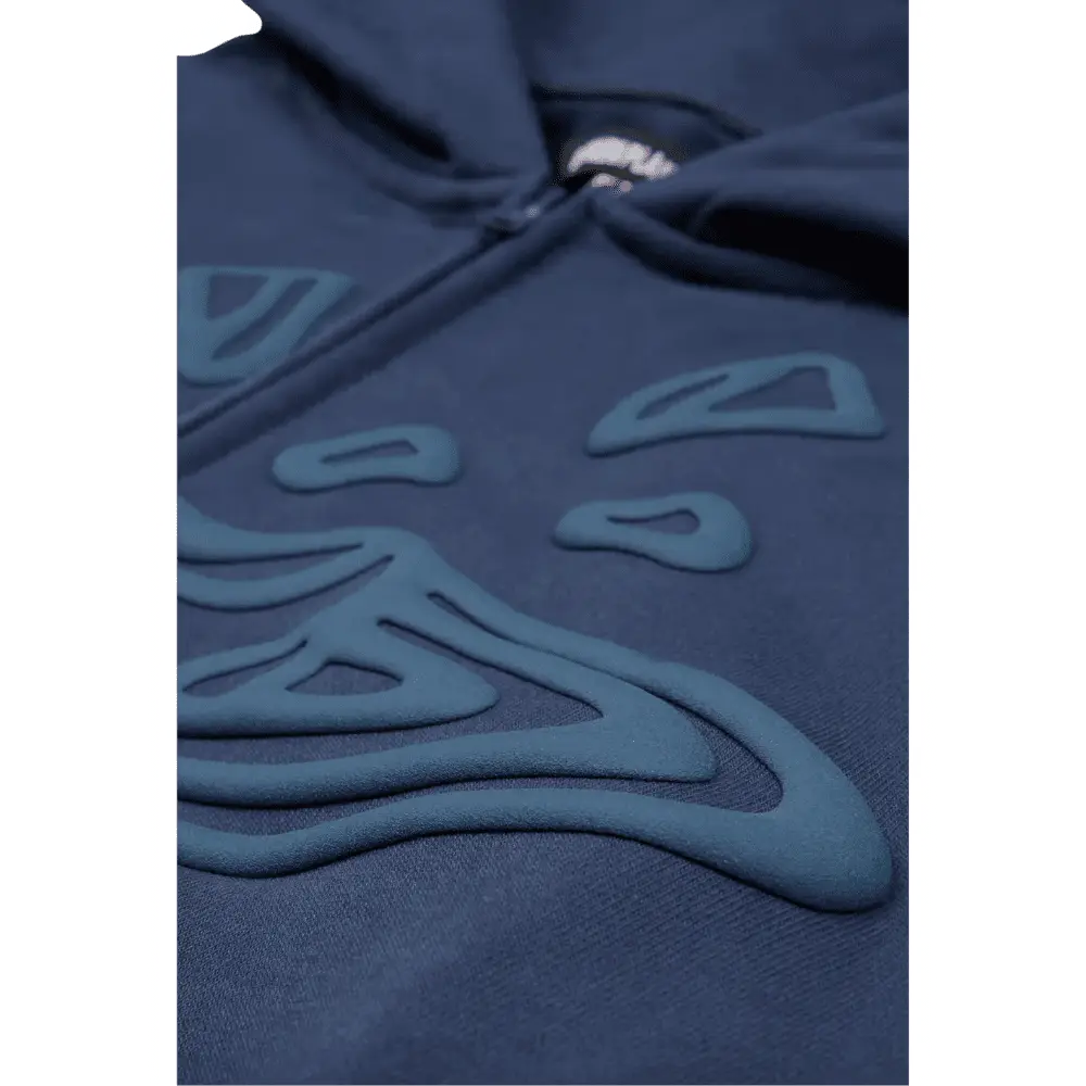 Broken Planet Zip Up Hoodie [Deep Navy] - Image 3