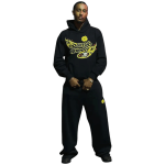 Broken Planet Cosmic Speed Wide-Leg Sweatpants [Midnight Black] - Image 4