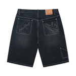 Broken Planet Denim Shorts [Washed Black] - Image 2