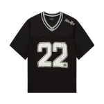 Broken Planet Football Jersey [Black/Silver]