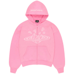 Broken Planet Zip Up Hoodie [Candy Pink]